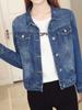 Plus Size Women's Denim Jacket: 2026 Spring/Autumn Slimming, Versatile, Loose Fit Short Top