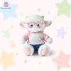 Love Sports Sheep Plush Toy With Soft Short Pile For Kids Room Decor And Comfort