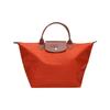 Solid Logo Snap Nylon Dumpling Tote Bag Large Women Tote Bags Red 1623089D93