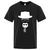 Summer Men's Knit T-Shirt Top Quality 100% Cotton Breaking Bad Print for Men O-neck Cool Casual Loose Hip Hop Male Tee Top - ...