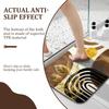 4 Pcs Set Vintage Bath Curtain with Hooks and Rugs Bath Mat U Shape Toilet Lid Cover Mat Waterproof Non Slip for Multiscene