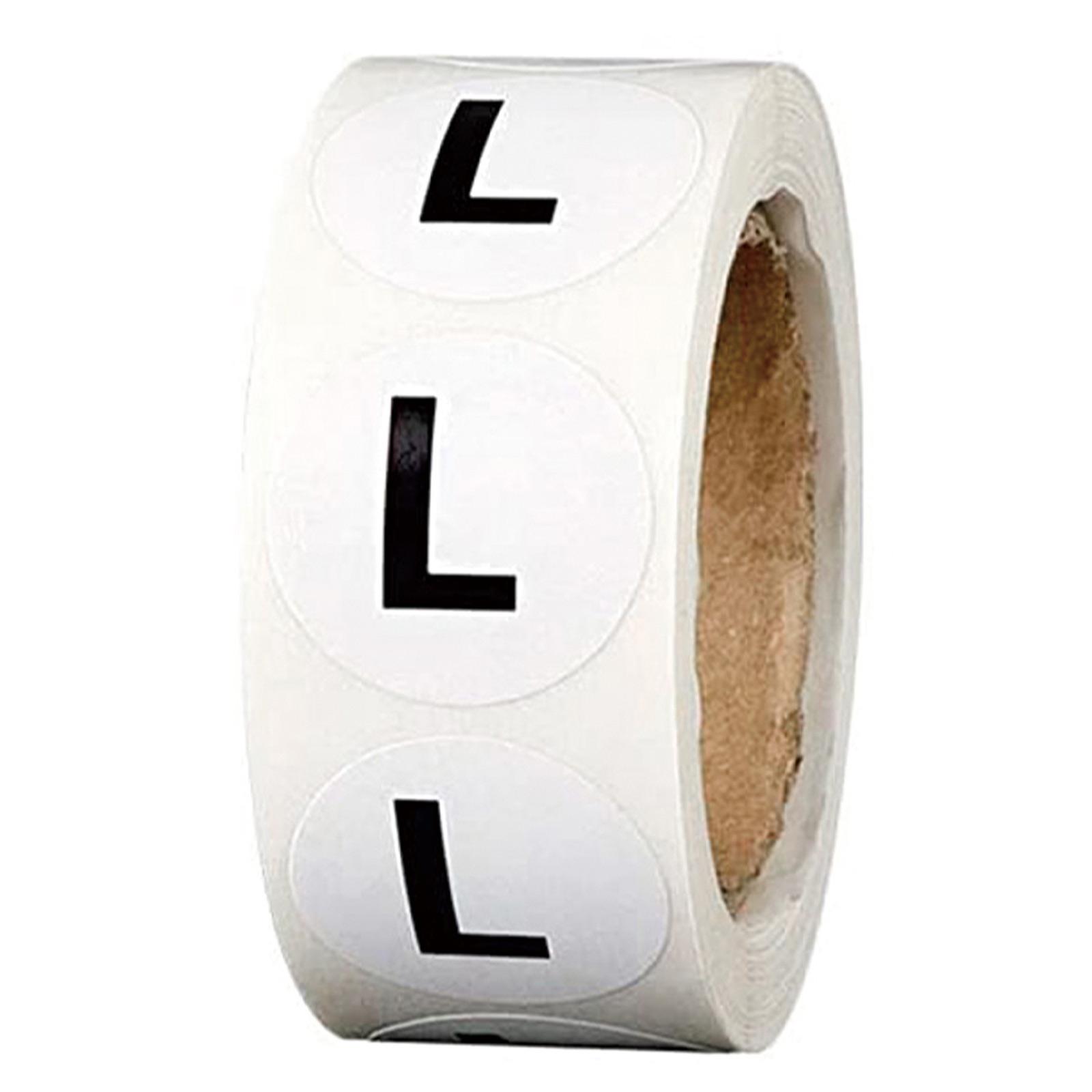 

Этикетки для товаров шириной 1 дюйм, 1 рулон/500 шт., круглые этикетки L