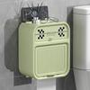 Towel, Waterproof, Non Perforated Wall Mounted, Kitchen Roll Paper Box, Double-layer Shelf, Tissue Box, Kitchen