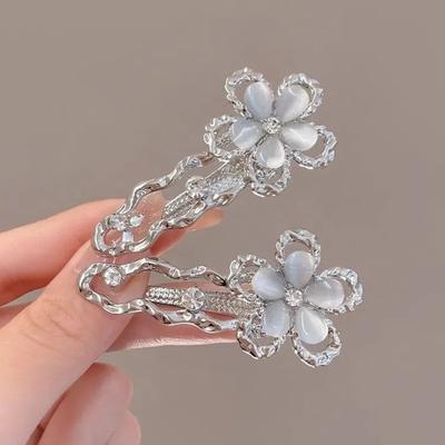 Yousheng Hairpin Multiple Styles Flowers Bows Butterflies Imitation Opal Decor Hair Clip Bangs Hair Pin Hair