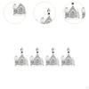4 Pieces Christmas Tree Ornament Snow House Decoration DIY Cute Xmas Decor for Birthdays