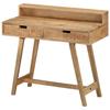 VidaXL Solid Raw Mango Wood Office Desk Computer Table Study Table Writing Table Computer Furniture Home 328269