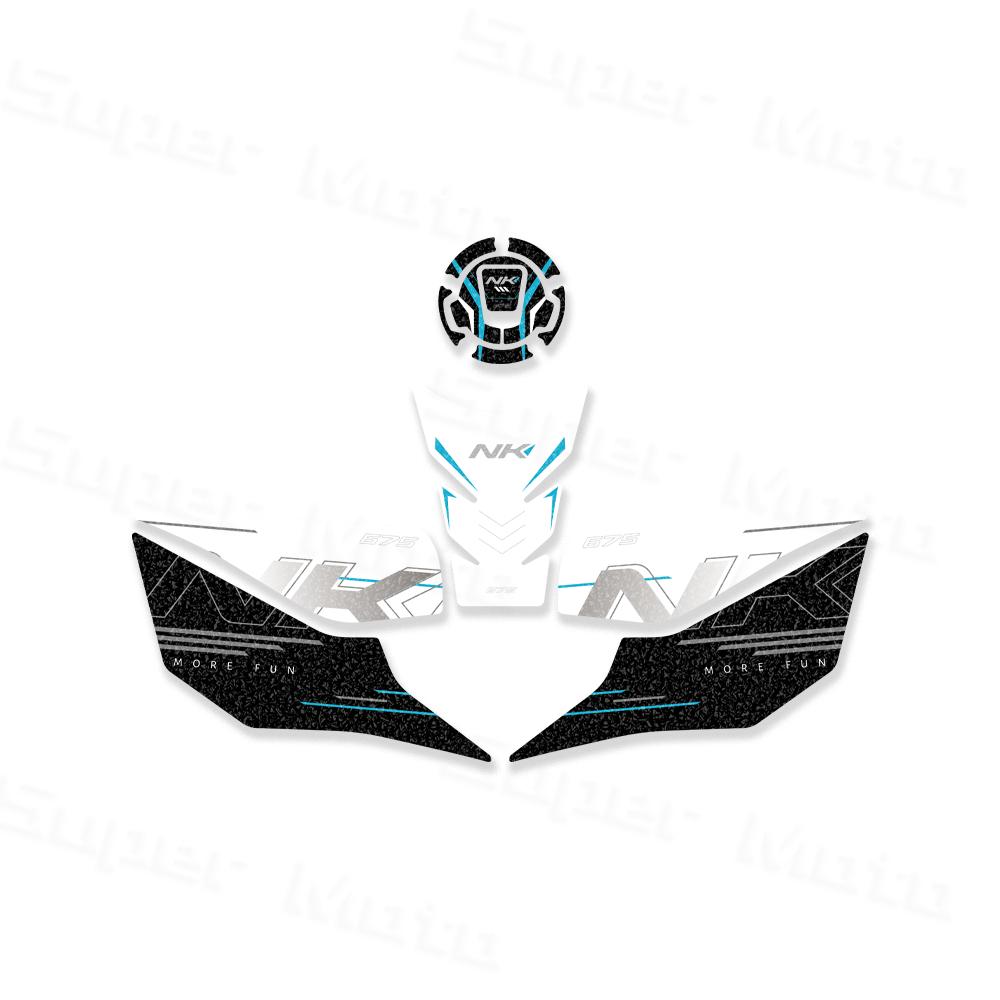 Motorcycle Frosted Fuel Tank Gas Cover Sticker Knee Grip Traction Decal Kit Protection Accessories For NK 675 675 NK