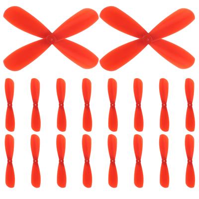 10Pairs Rc Propellers 2-Vane Plastic Replacement Blades Easy Install Rc Airplane Parts for Stable Flight Airplane Control