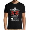 T-shirt - Sport Humour - Man - Short Sleeves - Round Neck - Black