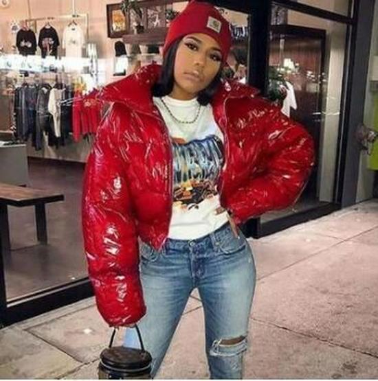 Women's European Size Padded Jacket with Zipper, Available In Various Colors, Same-Day Shipping Option.