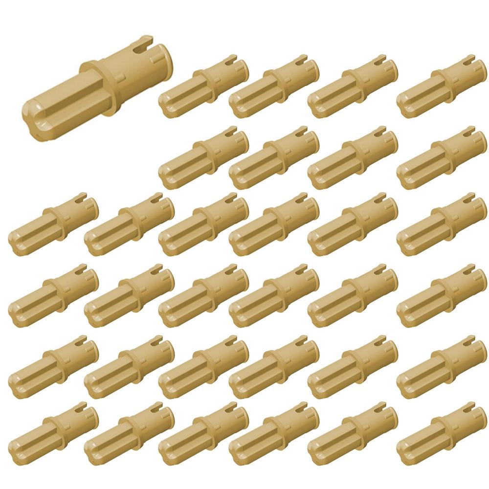 60PCS 43093 Axle 1L Pin Friction Ridges Lengthwise Bricks Toys For Technical MOC Buildings Blocks Compatible Assembled Figure