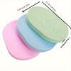 6pcs Gentle Exfoliating Face Sponges -Formaldehyde-Free,Soft&Smooth Light Beige Care,Pastel Colors for Normal Light Beige Types