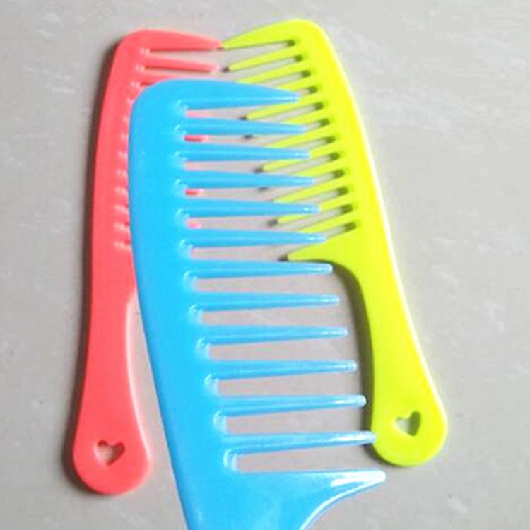 Large-Tooth Plastic Comb for Hairdressing and Makeup, Evening Styling Comb Gift