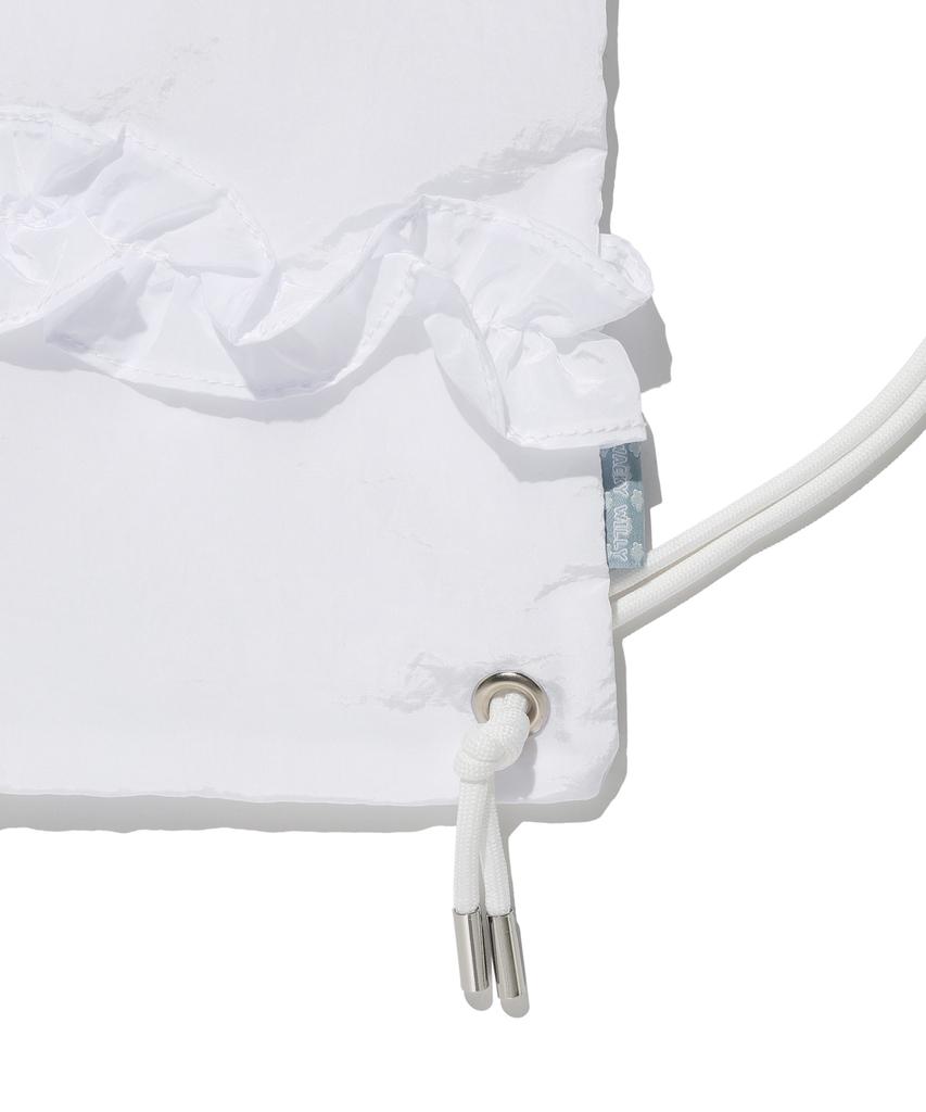 Wacky Willy Women'S Frill Gym Sack White