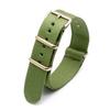Rose Gold Buckle Nylon Watch Strap - Canvas Replacement for DW Watches
