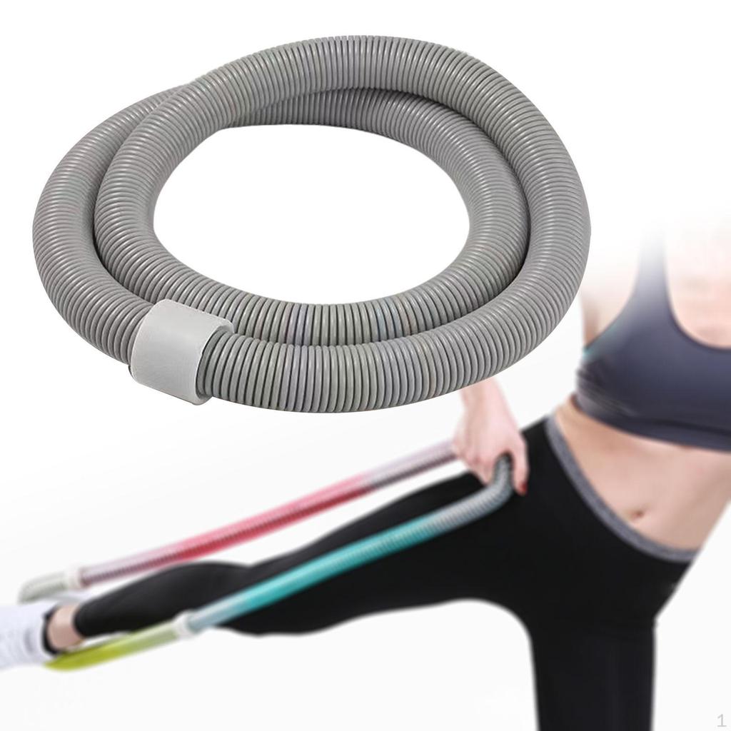 Hula Hoop Pondéré à Ressort Souple pour Adultes – Hula Hoop de Fitness Pliable,