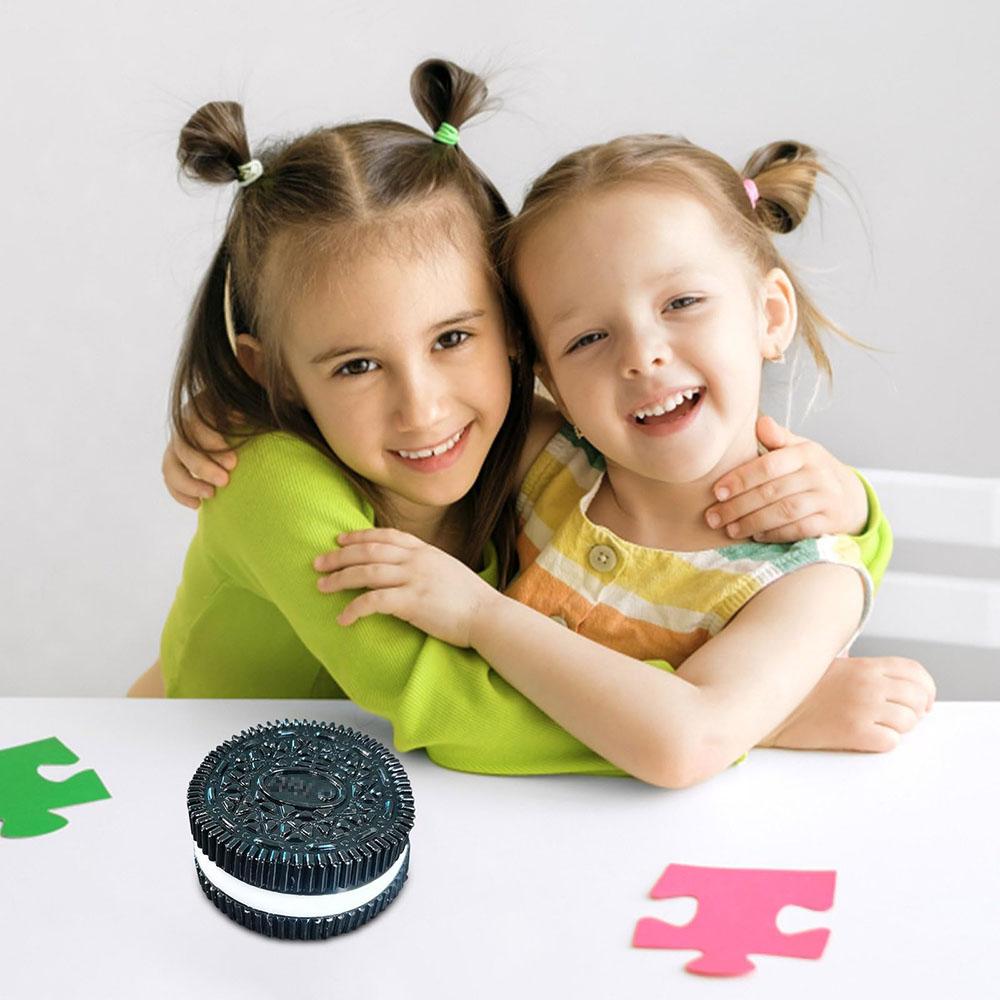 Handmade Table Cookie Squishy Toy Oreo Stress Relief Silicone Squishy Toy Mochi Taba Squishy New Fidget Toy Pinching Toy