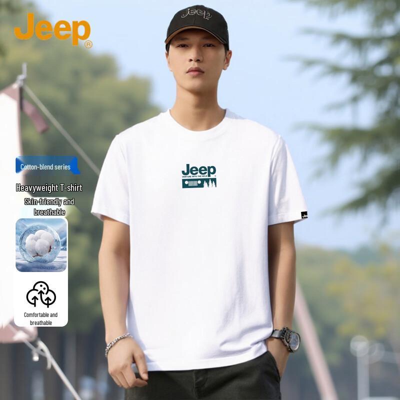 JEEP Men s Casual Short Sleeve T-Shirt M