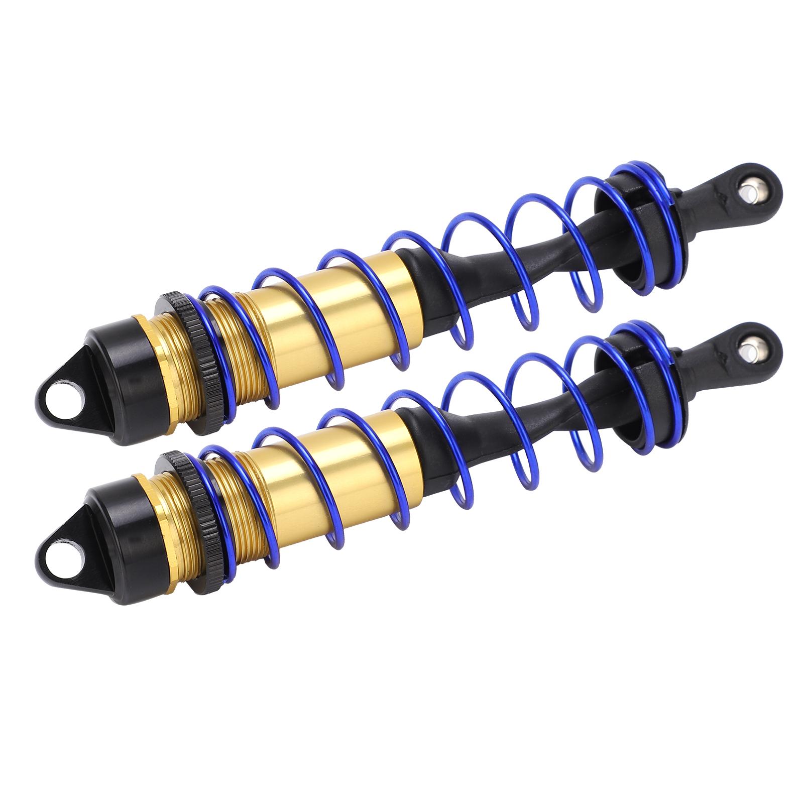 

2Pcs Shocks Absorber HighEfficiency Shock Absorption Strong Durable Dampers Suspension for 1 8 RC Remote Control золотой