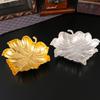 Vintage Gold Leaf Zinc Alloy Cupcake Dish European Style Jewelry Holder Tray for Home Storage And Display Dried Fruit Plate