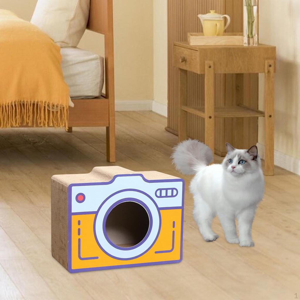 Cat Scratcher Lounge Scratchers Cardboard House Durable Scratching Board Scratch Pad Nest
