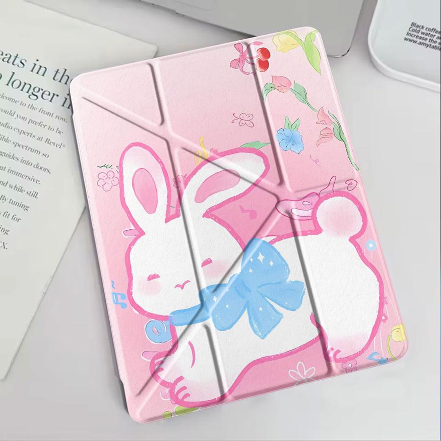 Holder Cover Tablet Case For iPad Pro 11th 10th 9th 8th 7th 12.9inch Mini 6 7 Pro 2025 Air 4 5 M3 M2 1 2 M4 11inch Cute Cartoon