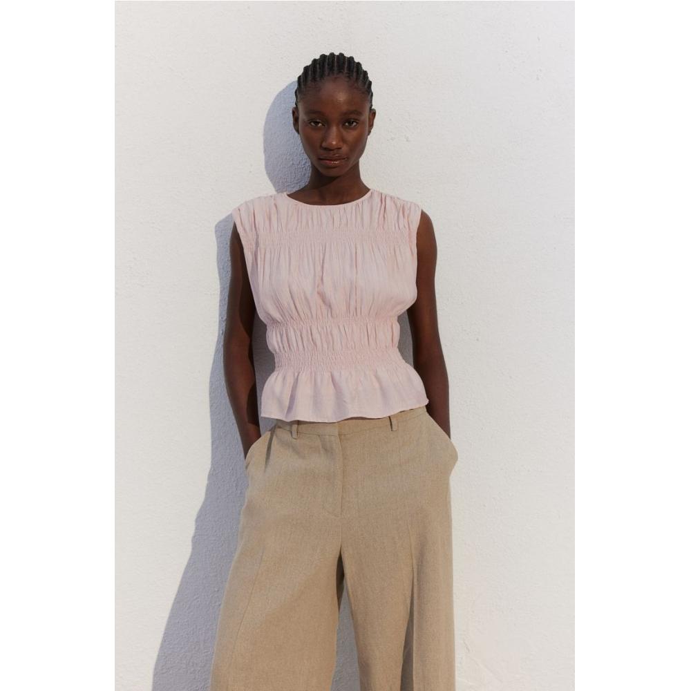 

HM курительный топ пудрово-розовый