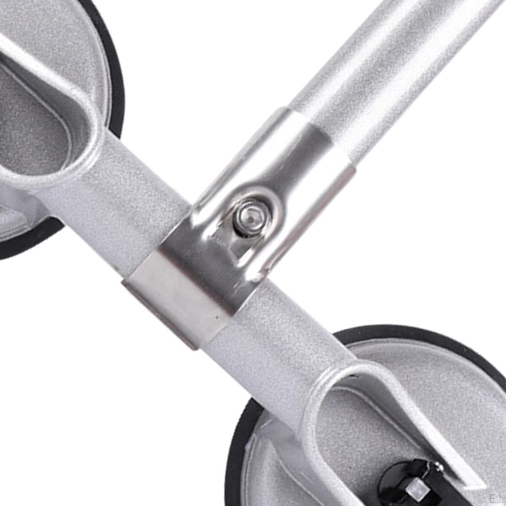 Flaggstångshållare Monteringsfäste Dubbel Sugkopp Slitstark Multifunktionell för