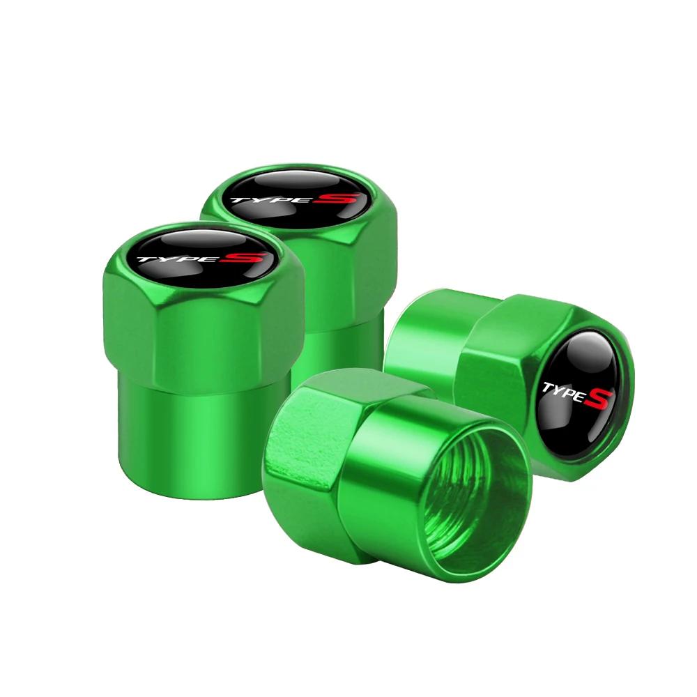 4pcs Car Metal Badge Wheel Tire Valve Caps Stem Cover For Honda Prelude Mugen Power XR-V Jazz Fit Avancier Crv Accord Pilot City cwvc57