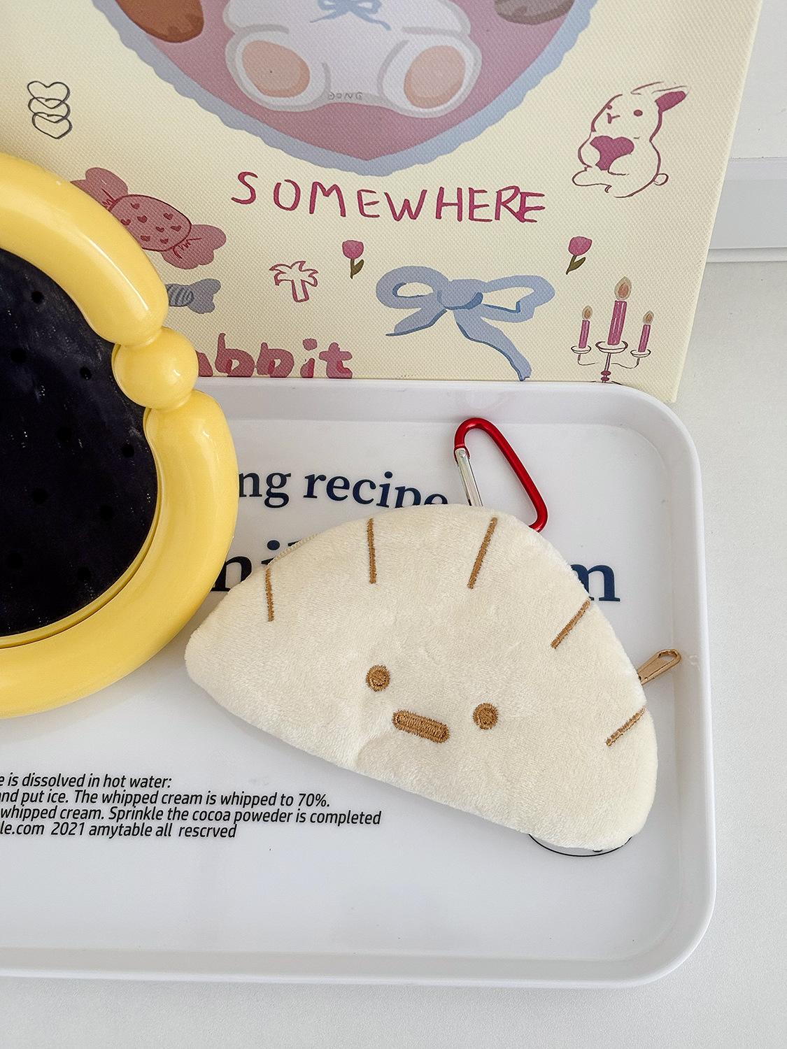 

1 шт. кошелек для монет в виде пельменя, креативная подвеска для сумки, брелок, милая портативная студенческая универсальная сумка для хранения 1PCS