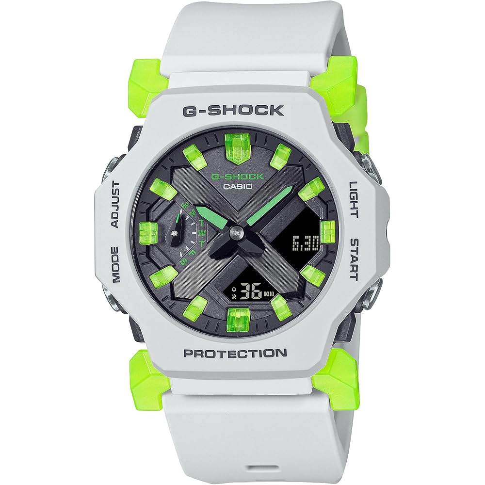 

Мужские часы Casio G-Shock Серия Virtual Mix GA-2300MW-8AJF Серый полимерный ремешок Водонепроницаемые