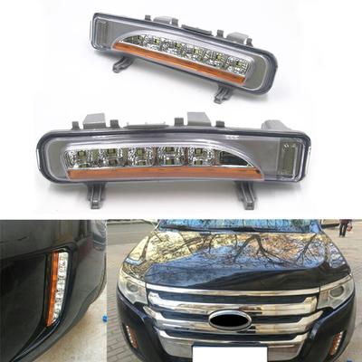 Ford Edge 2011 2012 2013 2014 SUV için 2x LED ön tampon sis lambası dönüş sinyali