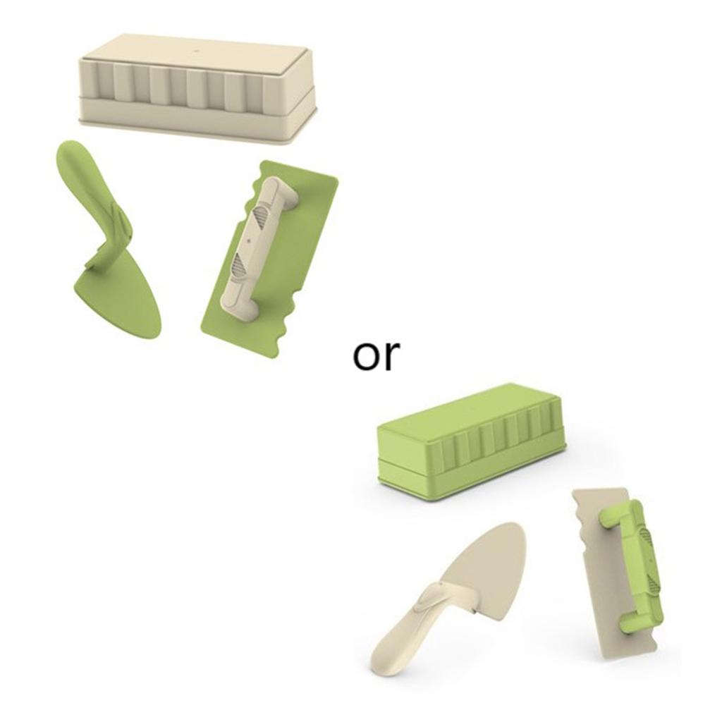 3pcs Sandcastle Seaside Sand Portable Castle Sand Snow Brick Building Toy Babies Children Kid Model Sand Building Kits