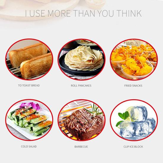 Food Clip Wear Resistant Rustless Stainless Steel Kitchen Utensils Clamp for Kitchen