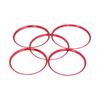 5pcs A C Air Vent Covers Trims Rings Replacement for Mercedes Benz CLA GLA Class 2013  2018Red