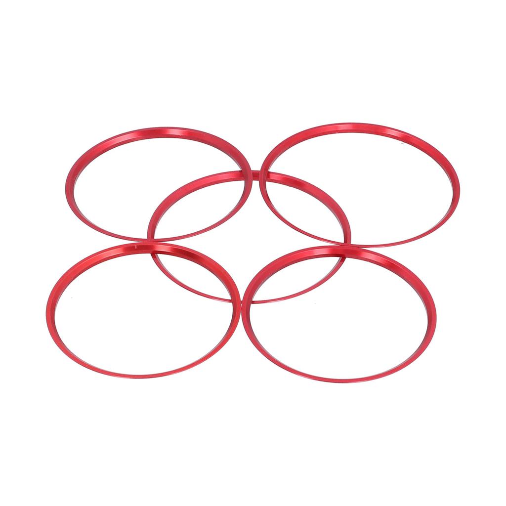 5pcs A C Air Vent Covers Trims Rings Replacement for Mercedes Benz CLA GLA Class 2013  2018Red