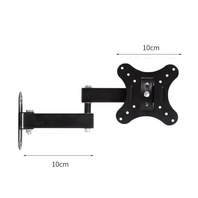Multifunctional TV Wall Mount: LCD Monitor Retractable Swivel Bracket 117B-2