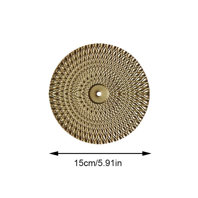 Home Decor Round Wall Pendants Round Golden Wall Hanging Metal Irregular Wall Disc Wall Decoration