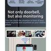 Outdoor home wifi wireless video doorbell with wifi camera uk waterproof and monitor
