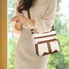 Ladies' Large Capacity Spliced Patterned Bag, Shoulder Bag, Crossbody Bag, Daily Commuting Bag