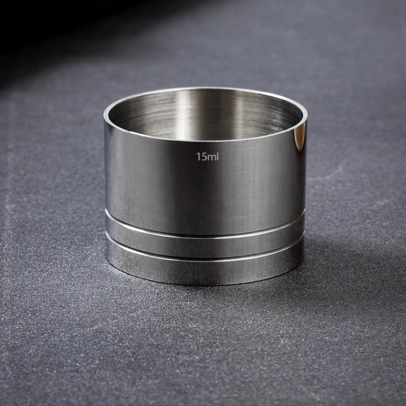 25/35/50Ml Stainless Steel Measuring Cup Cylindrical Cocktail Ounce Jigger Wine Drink Measurer Bartending Bottle Bar Accessory