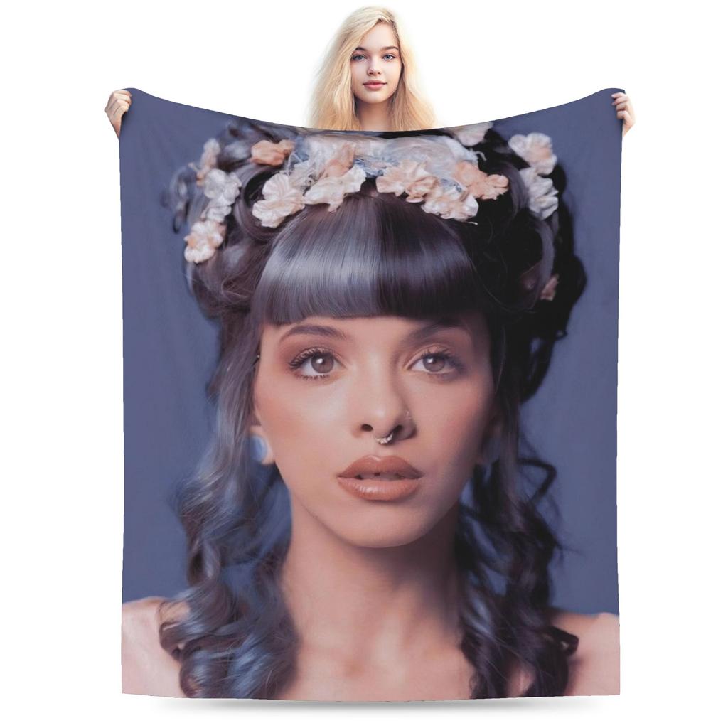 Melanies Martinezs Blankets Music Singer Plush Throw Blanket Bedding Couch Decoration Lightweight Bedspreads