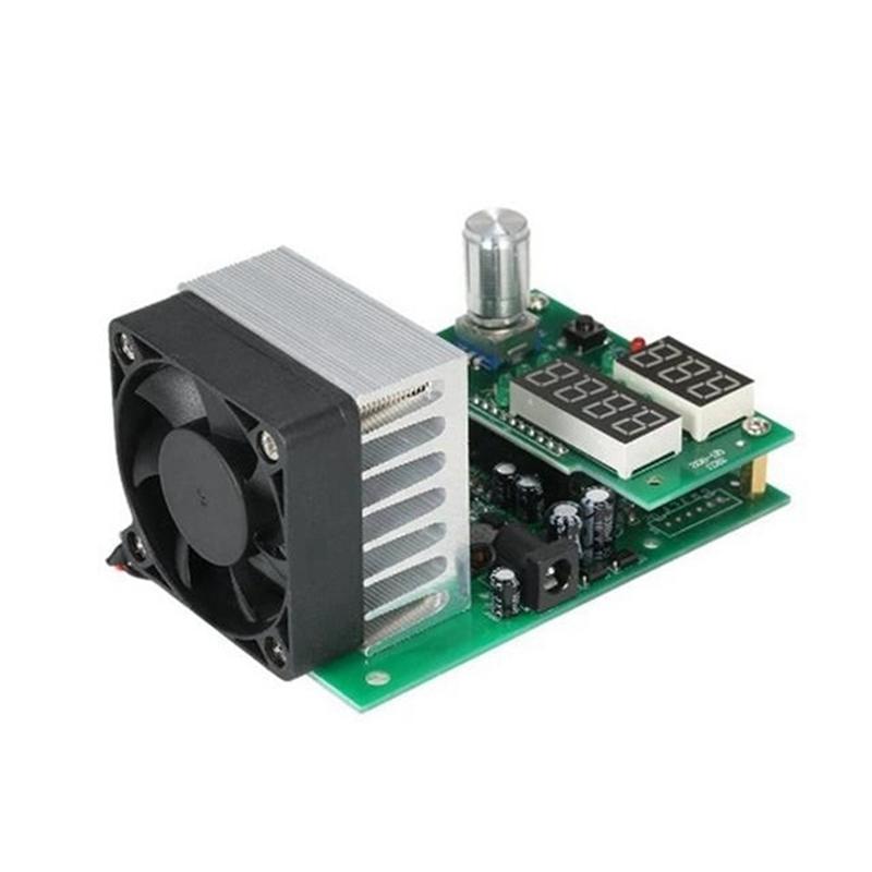 A96I-9.99A 60W 30V Constant Current Electronic Load Discharge Battery Capacity Tester Meter With Dual LED Digital Fan Module