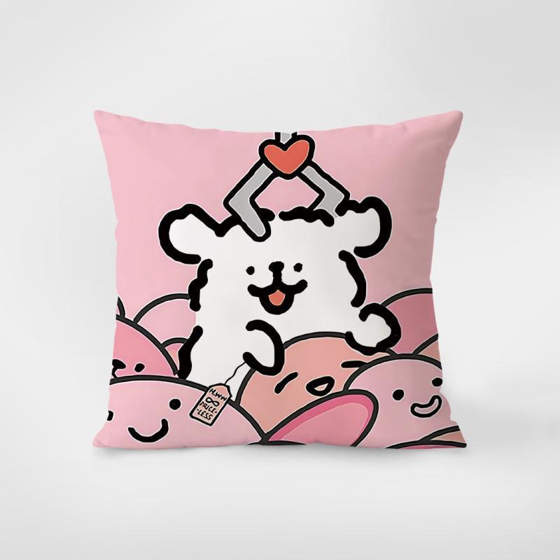 Korean Line Puppy Pillow, Fresh Sofa Pillow, Modern Chair Back Line Pillow Cover, Living Room Cushion Cover