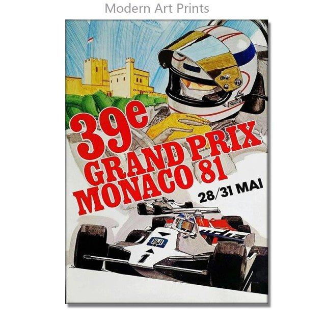 

24 часа Ле-Мана Холст Постеры Принт Фотографии спортивных автомобилей Винтажные Картины для настенного искусства для декора дома, гостиной, бара Без рамы 30x40cm No Framed