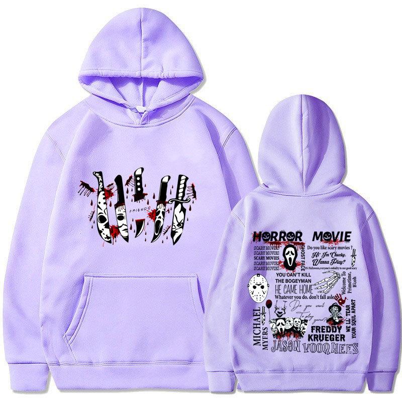 Přátelé Nůž Hororový Film Halloween Mikiny Ležérní Unisex Mikiny