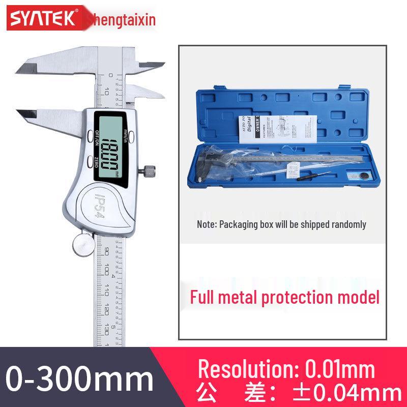 Șubler digital Vernier din oțel inoxidabil de înaltă precizie Syntek 0-150/200/300mm