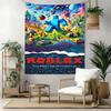 Roblox Wall Decor Tapestry Art For Pet Memorial Birthdaywedding Party Backdrop Family Gift