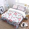 Floral Themed Three-Piece Set Exquisite Three-Piece Bedding Set Gift For Kids And Adults
