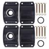 2Set Pipe Saddle Tee PP Additional Interface Saddle Tee Kit Plastic Pipe Fittings for Gardening
